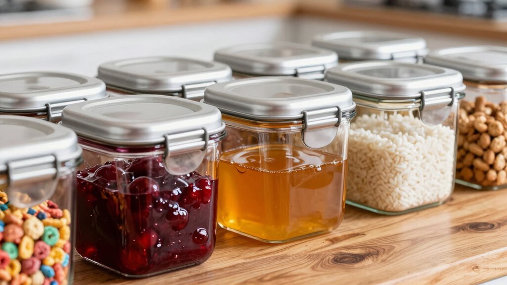 organized sealed labeled storage