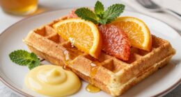 pair waffles with citrus