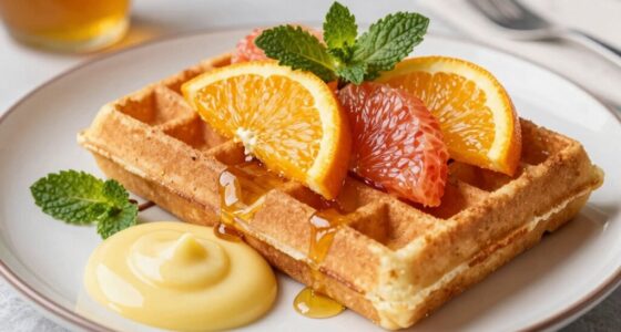 pair waffles with citrus