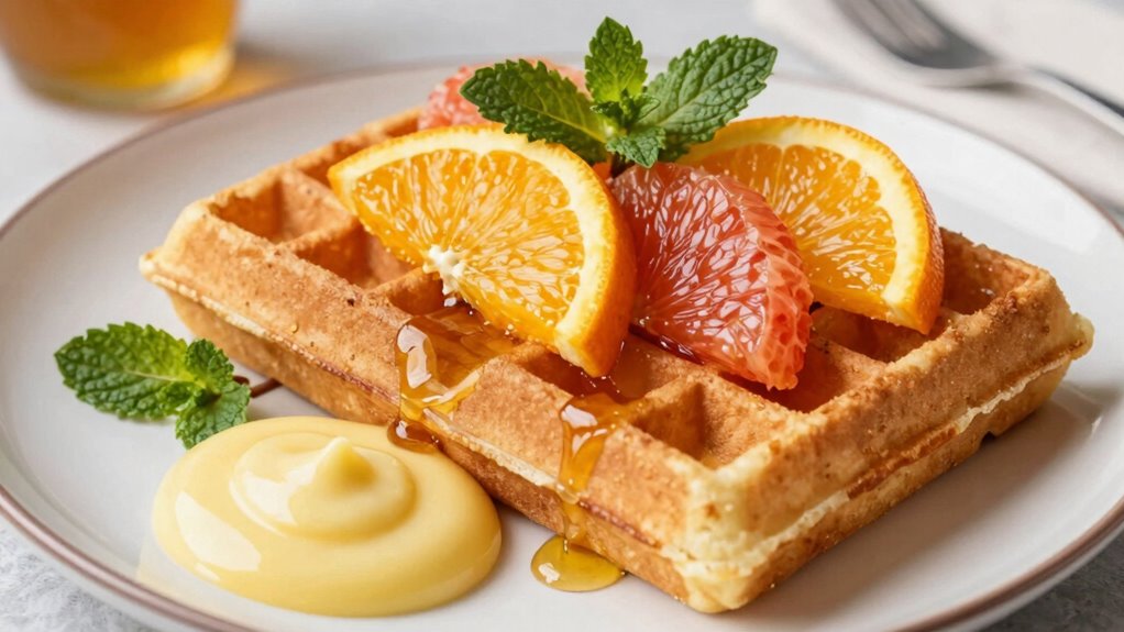 pair waffles with citrus