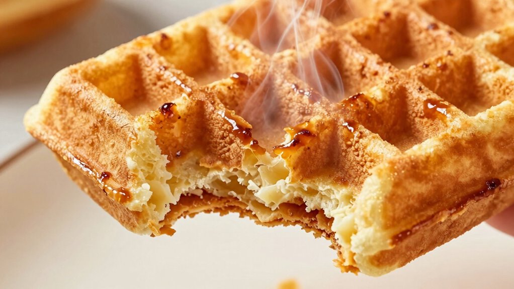 perfect crispy waffle texture