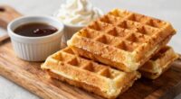 prepare waffles keep crisp