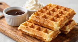 prepare waffles keep crisp