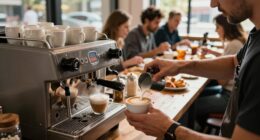 preparing coffee for large groups