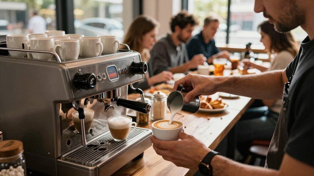 preparing coffee for large groups