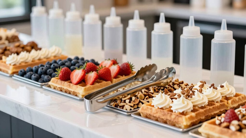 proper serving utensils ensure cleanliness