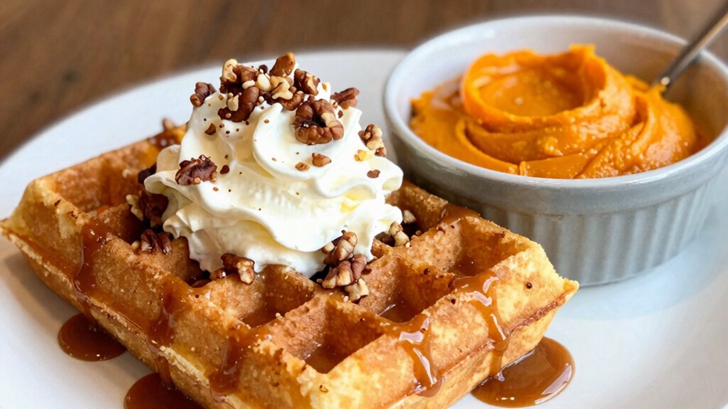pumpkin spice waffle perfection