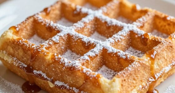 rich sweet pastry like waffle