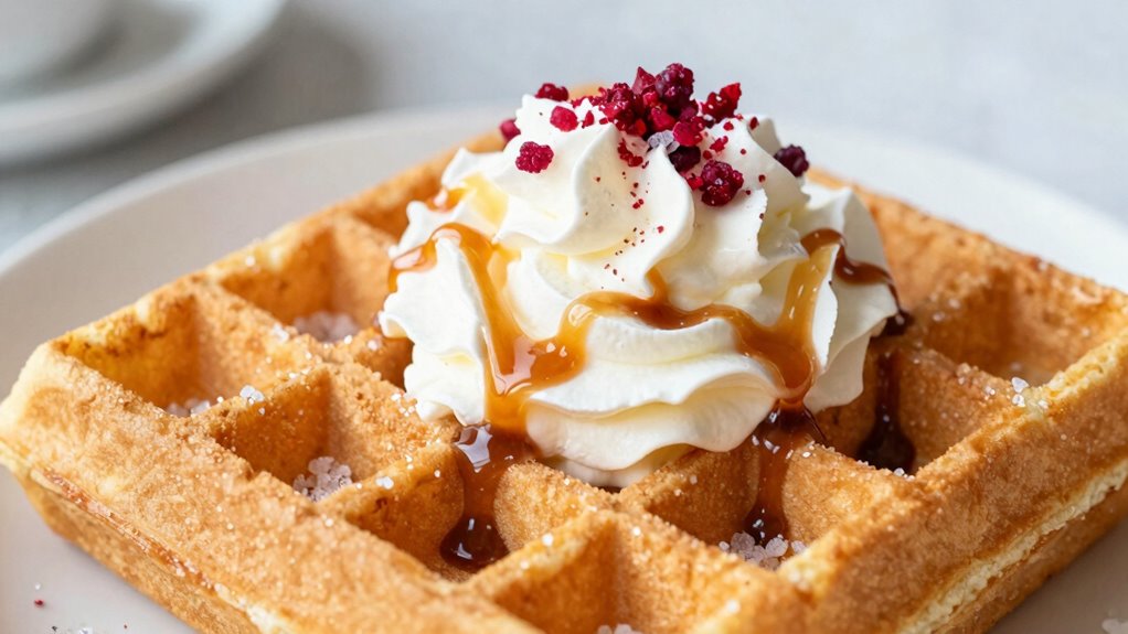 salt enhances waffle sweetness