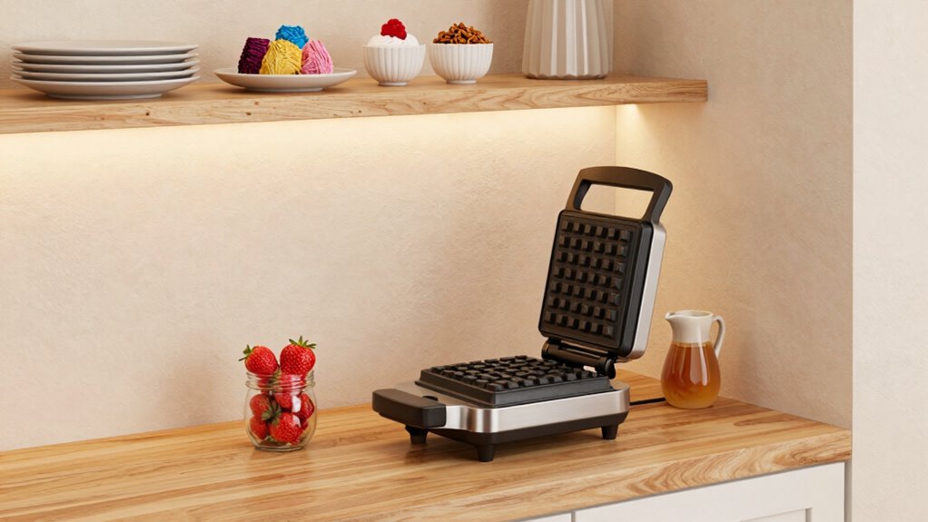 small space waffle station