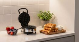 small space waffle station