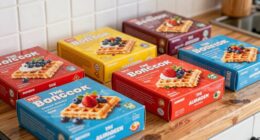 sodium content in waffle mixes