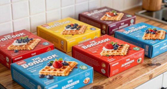 sodium content in waffle mixes