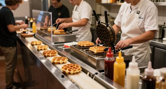 streamlining waffle production process