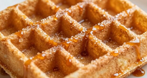 sugar alters waffle color