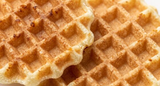 texture comparison of waffles