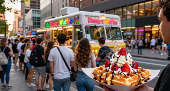 urban dessert waffle trend