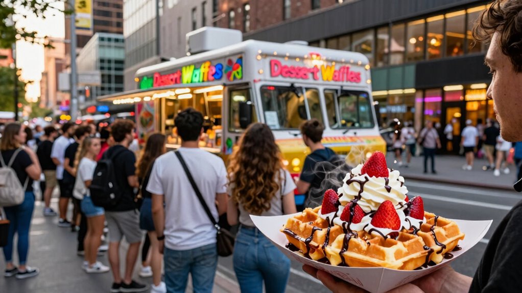 urban dessert waffle trend