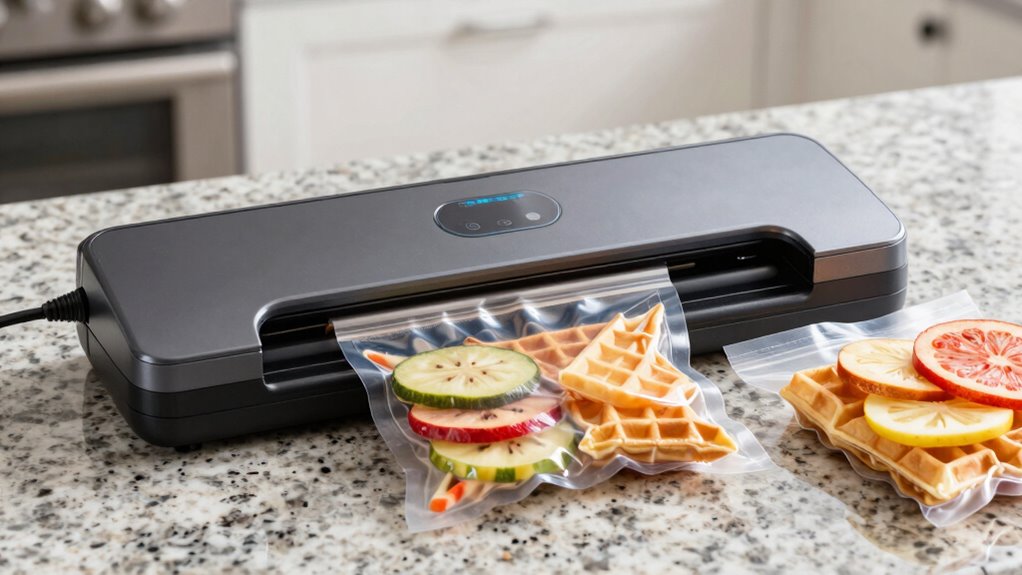 vacuum sealing waffle storage