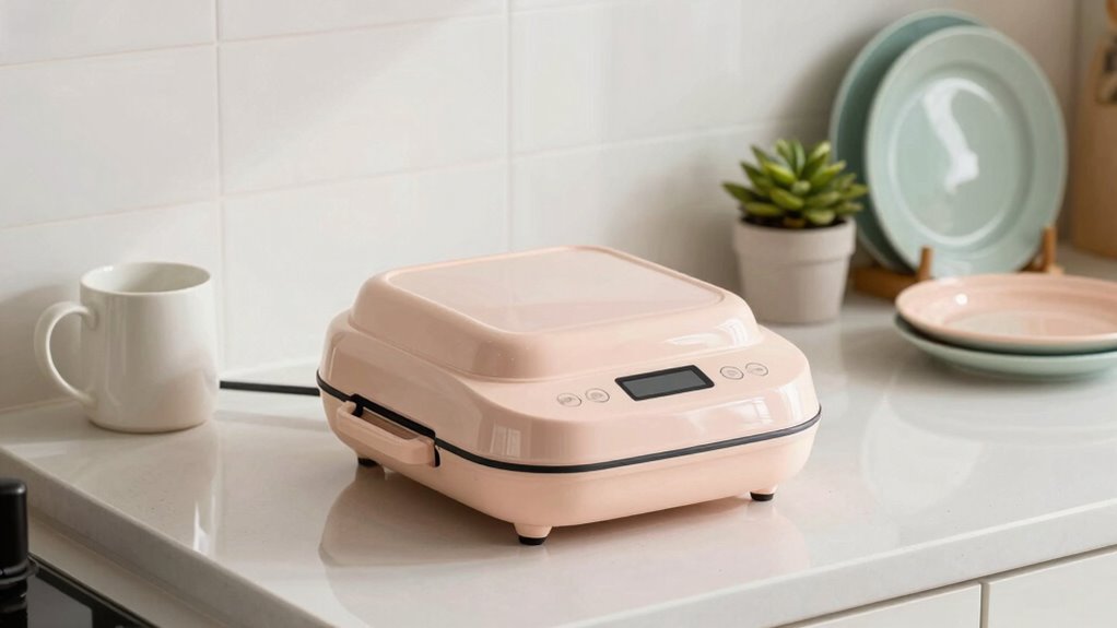 versatile space saving waffle maker
