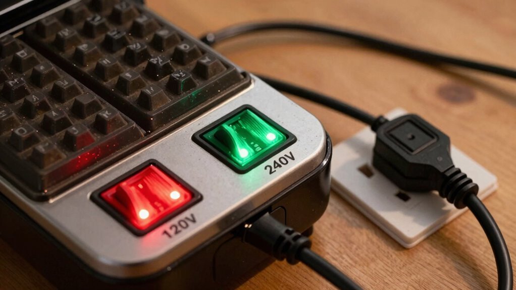 voltage impacts waffle performance