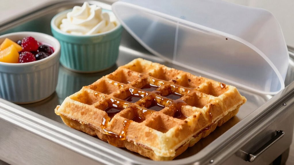 waffle display buffet gear
