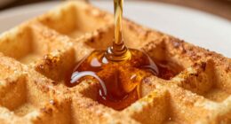 waffle pockets and syrup