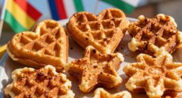 waffle shapes define regional identity