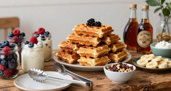 waffle station self serve setup