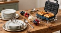 waffle station serving accessories