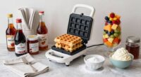 waffle toppings and utensils