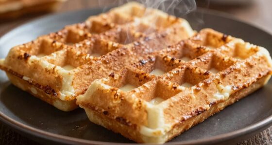 waffles remain pale despite cooking