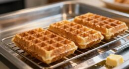 waffles require warm plates