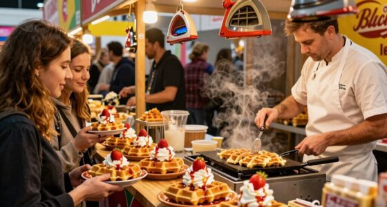 waffles showcased at expos