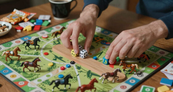 My new obsession: A horse-racing board game of pure luck