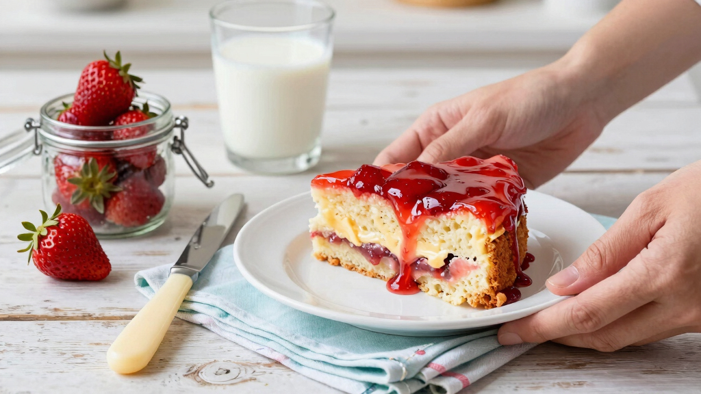 Gooey Strawberry Butter Cake