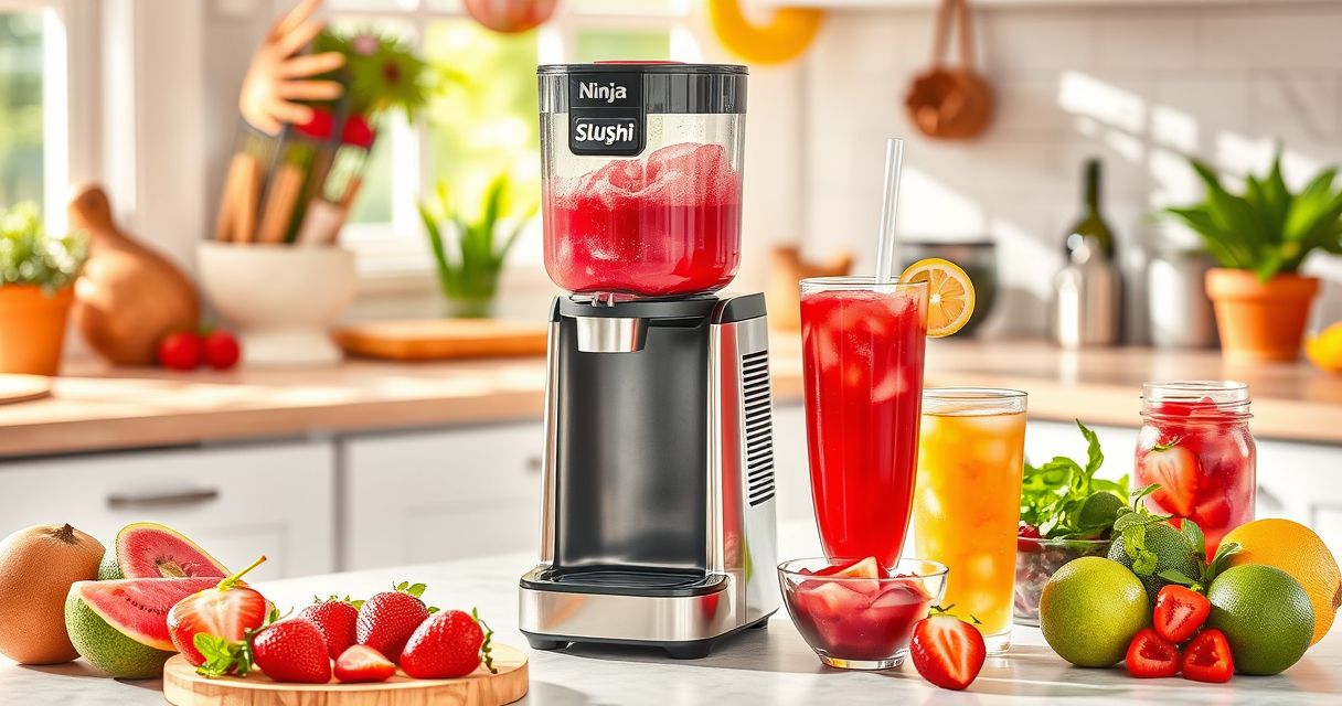 Make Perfect Summer Slushies with the Ninja SLUSHi Frozen Drink Machine