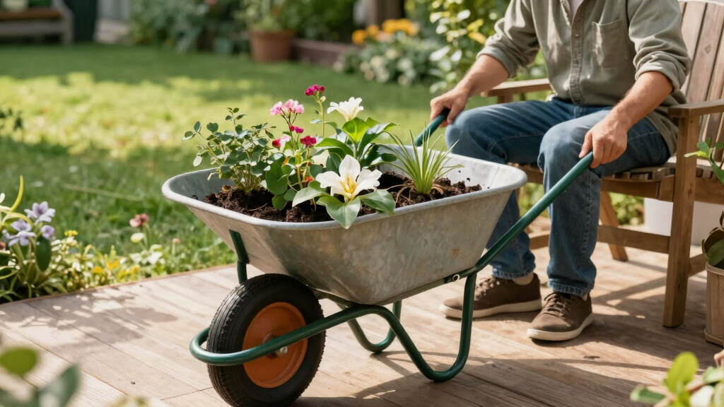 The Wheelbarrow Garden Chair Trick Every Gardener Should Know About