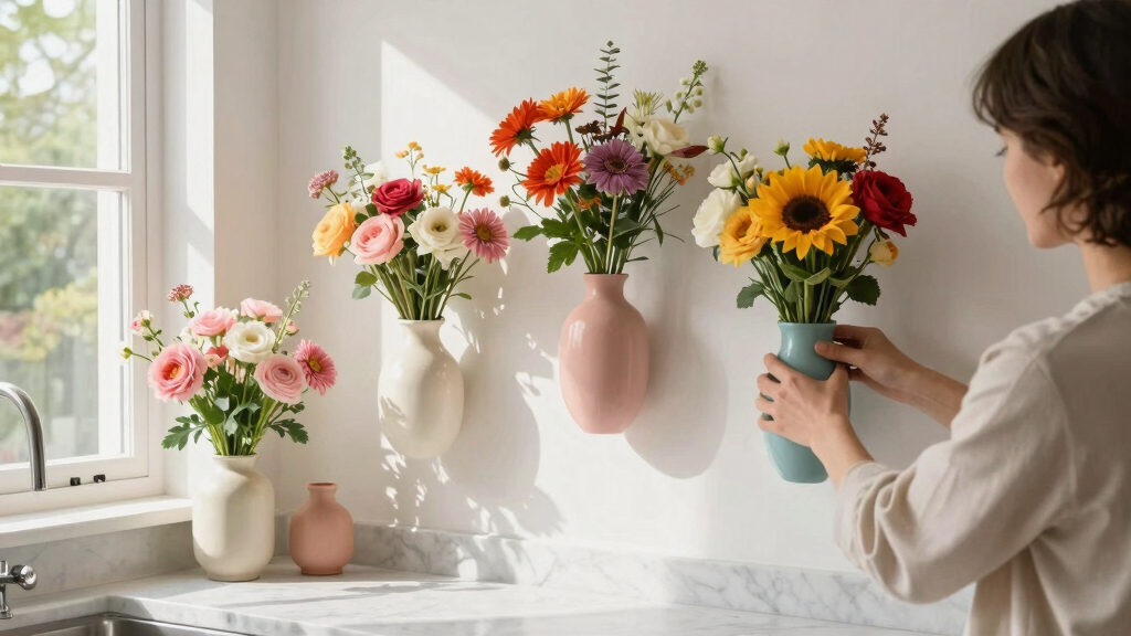 8 Best Wall Flower Vases for Stylish Displays in 2026