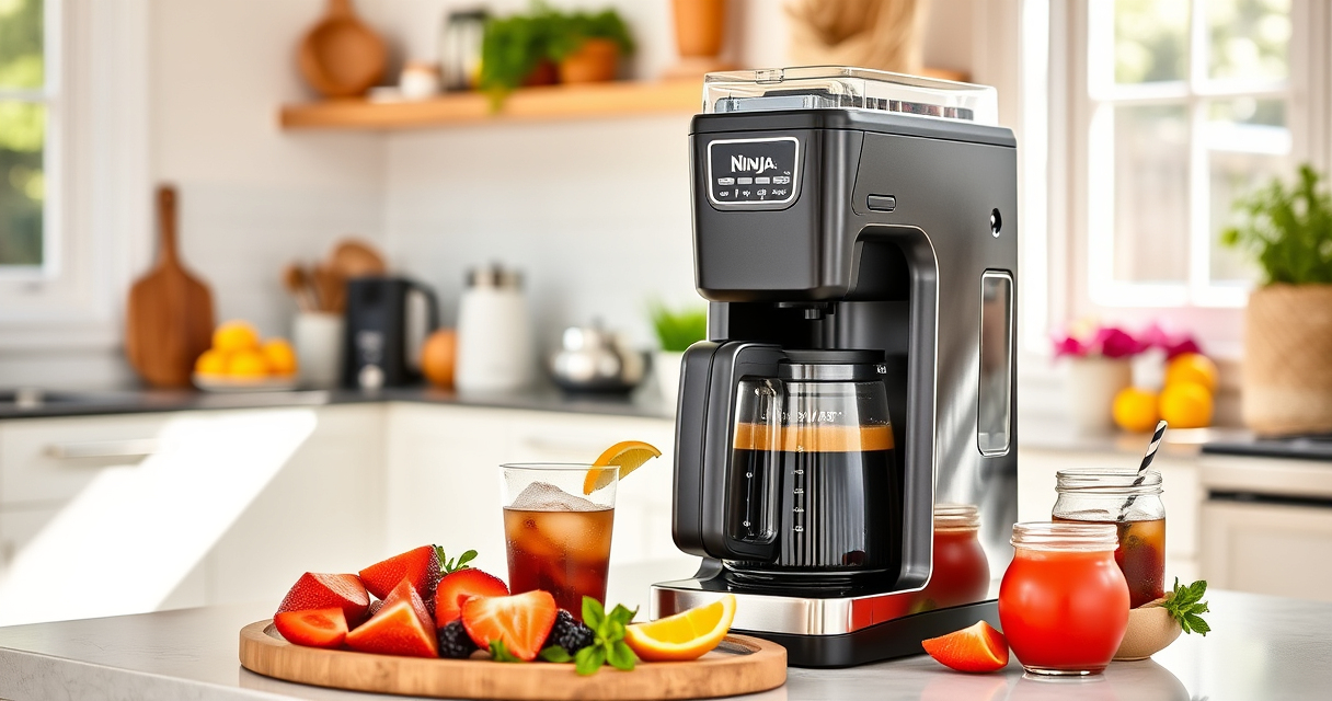 Chill Your Summer Days with Ninja Hot & Iced XL Coffee Maker