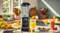 Cool Off with a Frozen Fruit Smoothie Using Ninja BC151EM Blast Blender