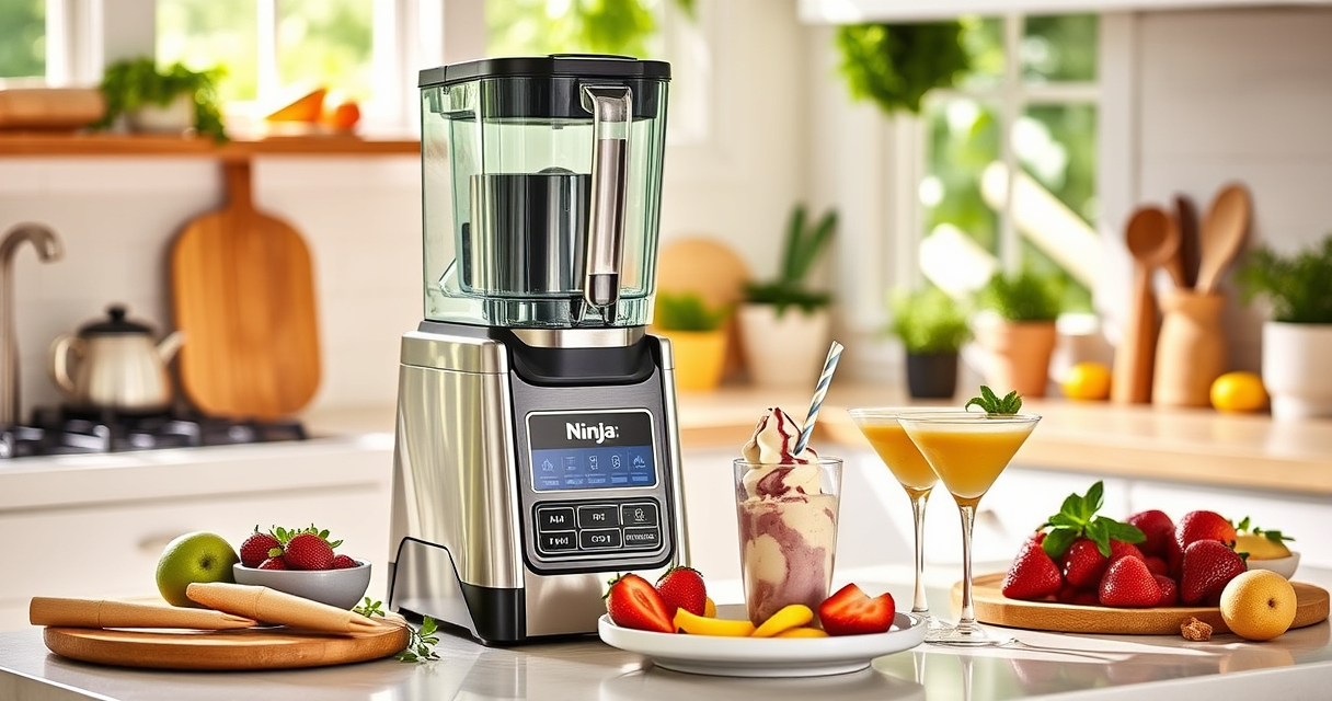 Create Summer Swirls with the Ninja NC701 CREAMi Ice Cream Maker