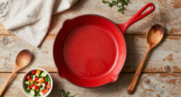 Great Jones’ Enameled Cast Iron Skillet Is 100% Worth the Hype (and Cheaper Than Le Creuset!)