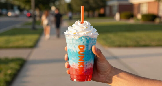 I Tried Dunkin's Fourth Of July Drinks & One Tasted Just Like A Freeze Pop