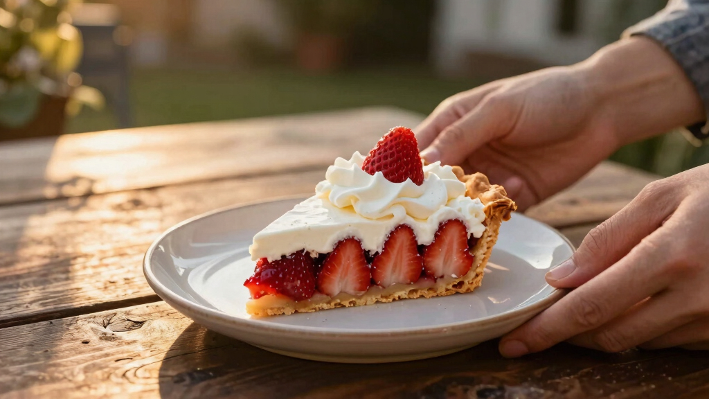 Strawberry Cream Pie