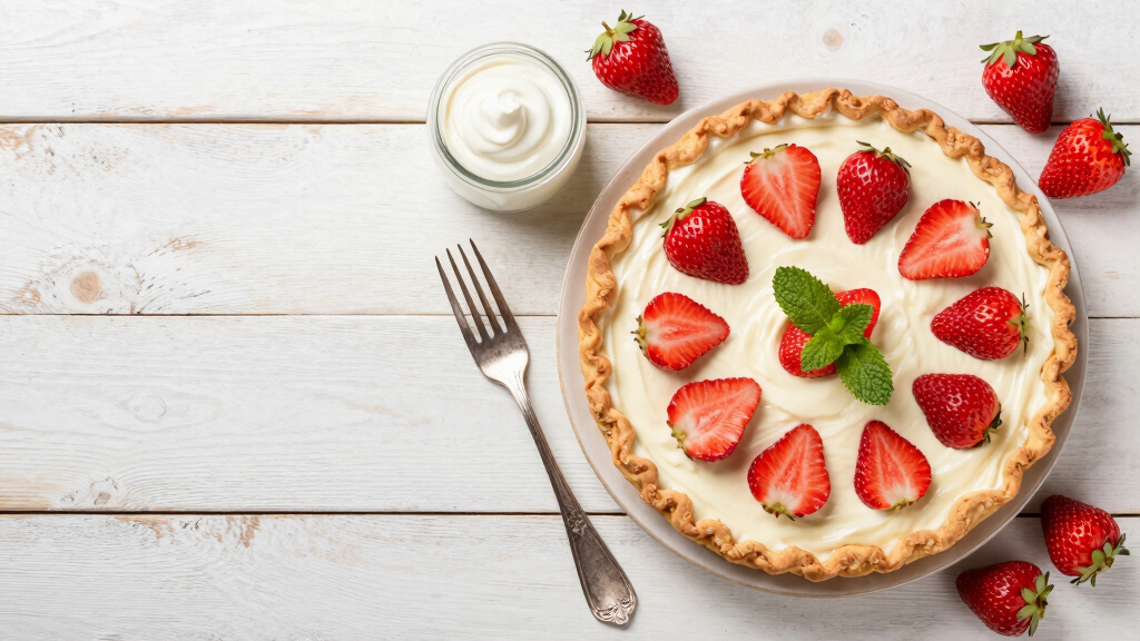 Strawberry Cream Pie