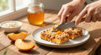 Peach Crumb Bars