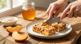 Peach Crumb Bars
