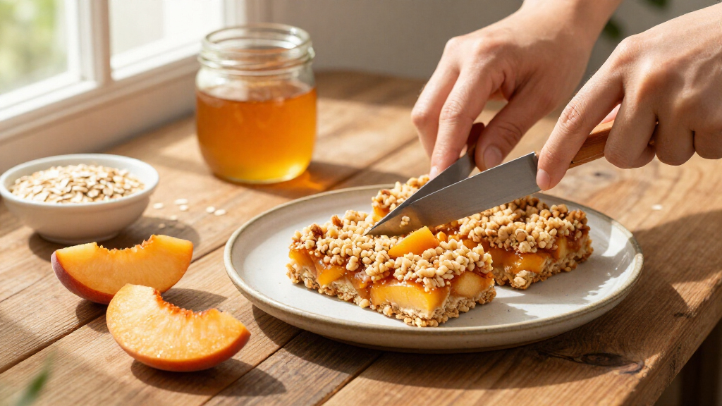 Peach Crumb Bars
