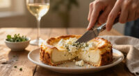 Cheesecake Salata Con Gorgonzola E Stracciatella